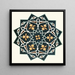 di 18 piastrelle decorative della Commissione di delimitazione afghana Pl 02 - Commissione di delimitazione afghana — quadro incorniciato alla parete