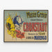 Poster vintage 1891 - Ricevimento dello Zar a Cronstadt da parte della Squadra Francese — quadro incorniciato alla parete