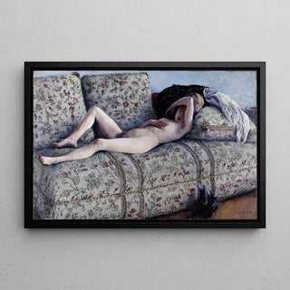 Nude on a Couch - Gustave Caillebotte