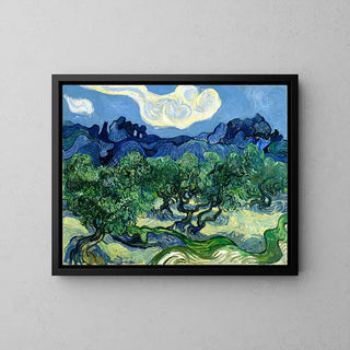 Olive trees with the Alpilles in the background - Vincent Van Gogh