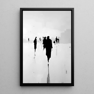 Decorative design panel - Urban Silhouettes
