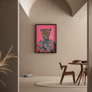 Tableau Léopard - Style Tropical et Pop Art