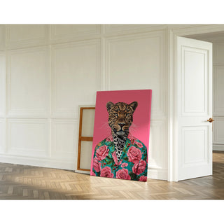 Tableau Léopard - Style Tropical et Pop Art