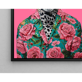 Tableau Léopard - Style Tropical et Pop Art