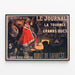 Poster Vintage Le Journal - La tournée dei Grandi Duchi — quadro incorniciato alla parete