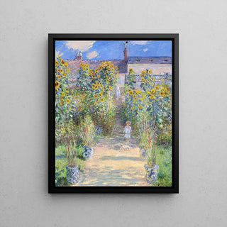 Reproduction tableau | Le Jardin de Monet à Vétheuil - Claude Monet | Poster - Toile - Aluminium