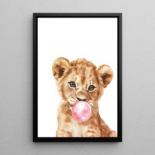 Tableau Lionceau Bubble Gum
