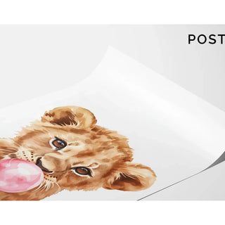 Tableau Lionceau Bubble Gum