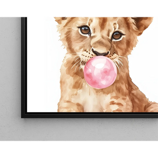 Tableau Lionceau Bubble Gum