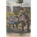 Riproduzione del dipinto A Uomo con tre ragazze su una panchina nel Oosterpark ad Amsterdam - Isaac Israëls