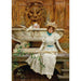 Riproduzione del dipinto Alla fontana (Le due colombe) - Vittorio Matteo Corcos