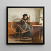 À la roue de fil - Hugo Salmson — framed artwork on a wall
