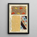 Chinesische Drucke Gemälde pl104 - A F Stoddard Company — gerahmtes Bild an der Wand