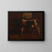 Ein preisgekröntes Stier - Abbott Handerson Thayer — gerahmtes Bild an der Wand