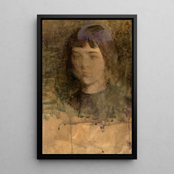 Marie - Abbott Handerson Thayer — gerahmtes Bild an der Wand