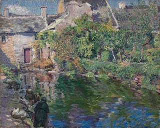 Abel George Warshawsky - Washerwomen at Goyen.webp