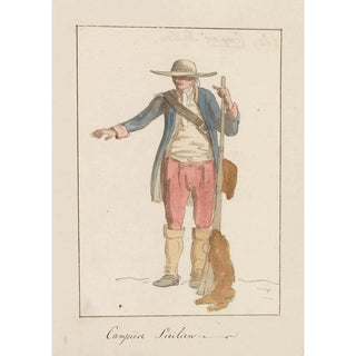 AbrahamLouisRodolphe Ducros - Sicileense man in plaatselijk klederdracht.webp
