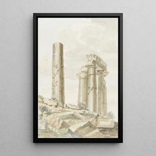 AbrahamLouisRodolphe Ducros - Westgevel van tempel van Juno Lucina.webp