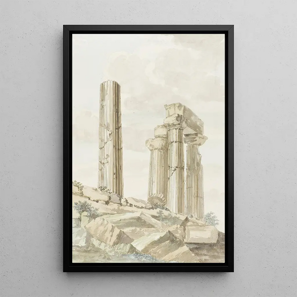 AbrahamLouisRodolphe Ducros - Westgevel van tempel van Juno Lucina.webp