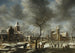 Landschaft mit Schlittschuhläufern - Abraham Beerstraaten — Ansicht des Kunstwerks