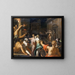 Judith che mostra la testa di Oloferne - Abraham Bloemaert — quadro incorniciato alla parete
