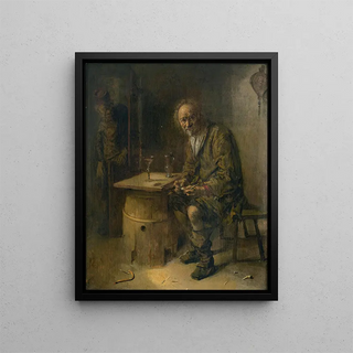 Abraham Diepraam - A man seated in an interior with a pipe.webp