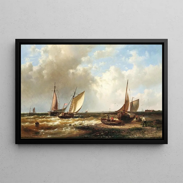 Abraham Hulk - Fishermen at the Seaside.webp