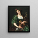 Un'allegoria della fortuna - Abraham Janssens — quadro incorniciato alla parete