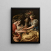 Concorde Charité und Aufrichtigkeit Überwinde die Zwietracht - Abraham Janssens — gerahmtes Bild an der Wand