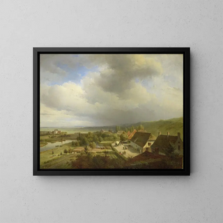 Abraham Johannes Couwenberg - Hilly Landscape near Wageningen.webp