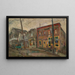 Rue dans le Bronx - Abraham Manievich — gerahmtes Bild an der Wand