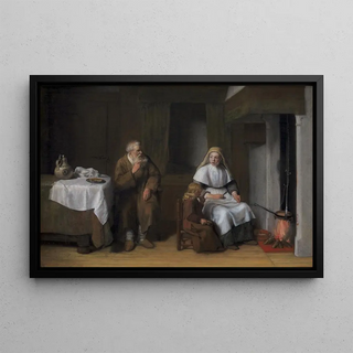 Abraham Van Dijck - The Prophet Elijah with the Widow of Zarephath and her Son.webp