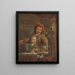 La leçon de dessin - Abraham van Strij — gerahmtes Bild an der Wand