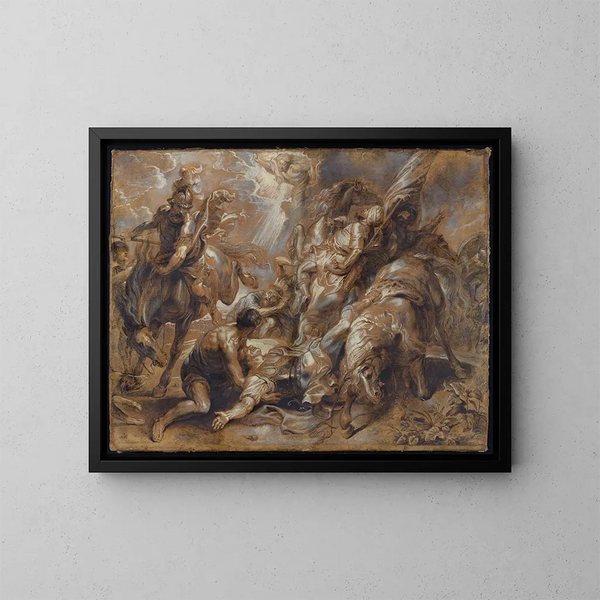 La conversion de saint Paul - Abraham van Diepenbeeck — quadro incorniciato alla parete