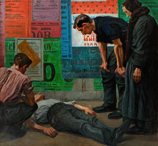 Accident sur le chantier - Karel Myslbek
