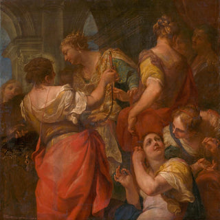 Achille et les filles du roi Lycomède - Anonyme