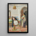 Nel harem - Achille Buzzi — quadro incorniciato alla parete