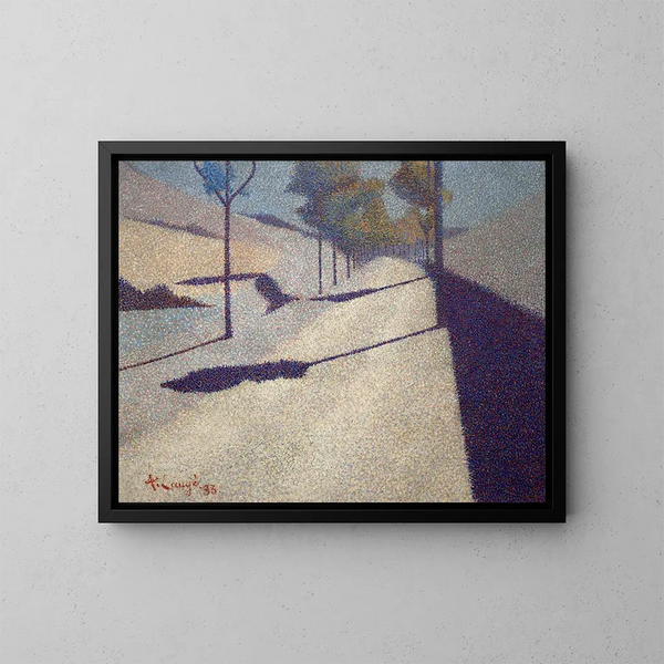 Die Straße - Achille Laugé — gerahmtes Bild an der Wand