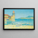 Der Hafen von Collioure - Achille Laugé — gerahmtes Bild an der Wand