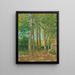 Landschaft mit großen Bäumen - Achille Laugé — gerahmtes Bild an der Wand