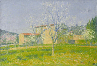 Achille Laug - Verger en fleurs AletlesBains Aude.webp