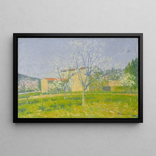 Achille Laug - Verger en fleurs AletlesBains Aude.webp