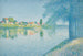Vista dei moli della Garonne - Achille Laugé — vista dell’opera