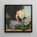 Akt von hinten - Leo Putz — gerahmtes Bild an der Wand