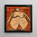 Acte féminin ppiger - Egon Schiele — quadro incorniciato alla parete