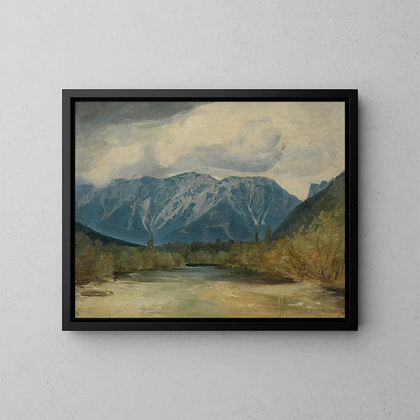 Le Rax en Basse-Autriche - Adalbert Stifter — gerahmtes Bild an der Wand