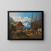 Nella valle di Gosau, Alta Austria - Adalbert Stifter — quadro incorniciato alla parete
