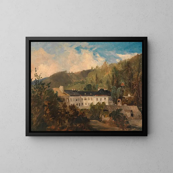 Motif von Neuwaldegg - Adalbert Stifter — gerahmtes Bild an der Wand