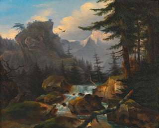 Adalbert Stifter - Wasserfall im Hochgebirge.webp