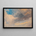 Studie der Wolken über Kirchschlag - Adalbert Stifter — gerahmtes Bild an der Wand
